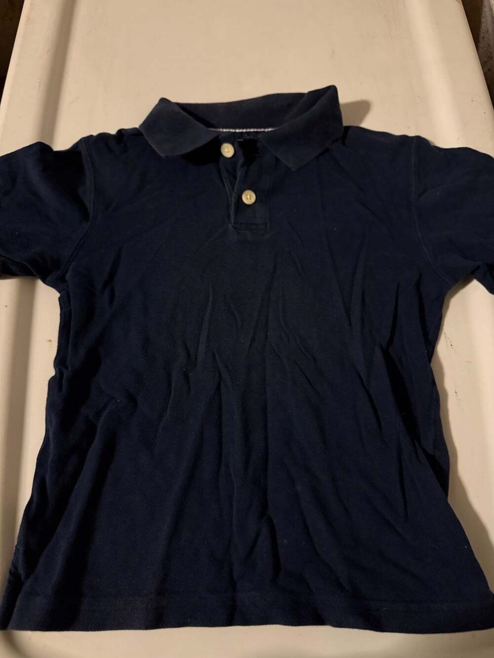 The Children's Place Navy Blue Polo Shirt Size S 5/6